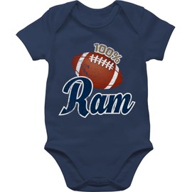 Shirtracer - Sports & Movement Baby - 100% Ram - Baby Bodysuit Short-Sleeved for Boys and Girls, 1 Navy Blue, 3-6 Monate