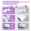 ALWZ-RDY Flushable Toilet Refills with 48ct, Fresh Flushable Toilet Brush