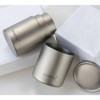 SPORTARC Portable Camping Water Cup Titanium Cup Double Wall Titanium