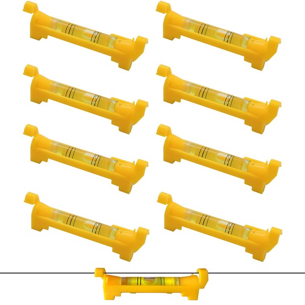 8PCS Level Tool, Hanging Bubble Line Levels, Builders Lines Level,