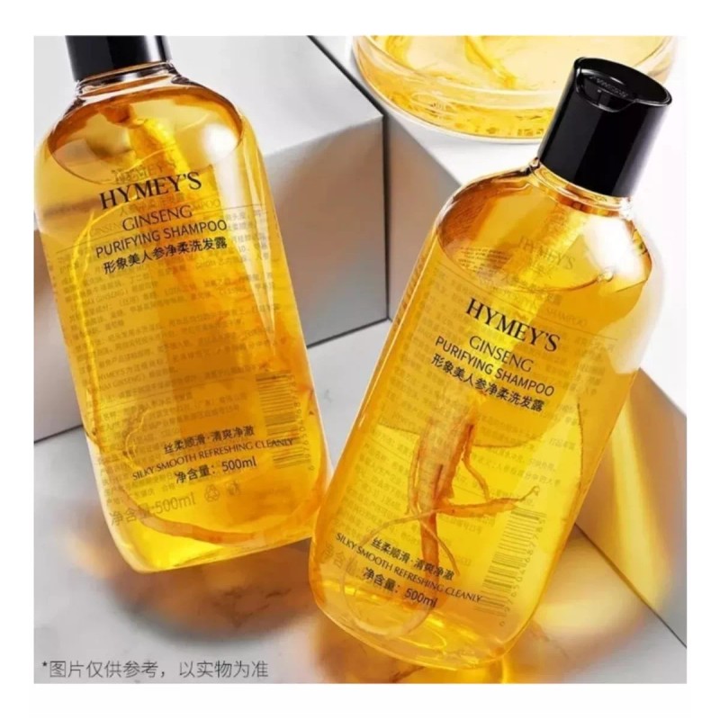 Hymeys 3 Shampoos Reparador Raíz Jengibre Anticaída Crecimiento