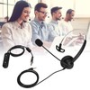 H360‑3.5‑U901 Single Ear Customer Service Headset Adjustable Volume Mute Unilateral