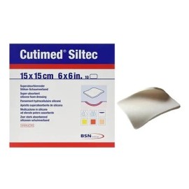 Cutimed Bsn Siltec Apósito Silicon 15cm X 15cm C/10 Apósitos