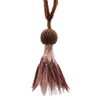Beautiful Beaded Tassel Tiebacks exquisitely handcrafted with exotic feather design,