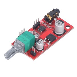 Headphone Preamp Module, Headphone Amplifier Board MAX4410 DC 3-12V 3.5mm Interface SMD Processing with Low Distortion for DIY Audio Equipment