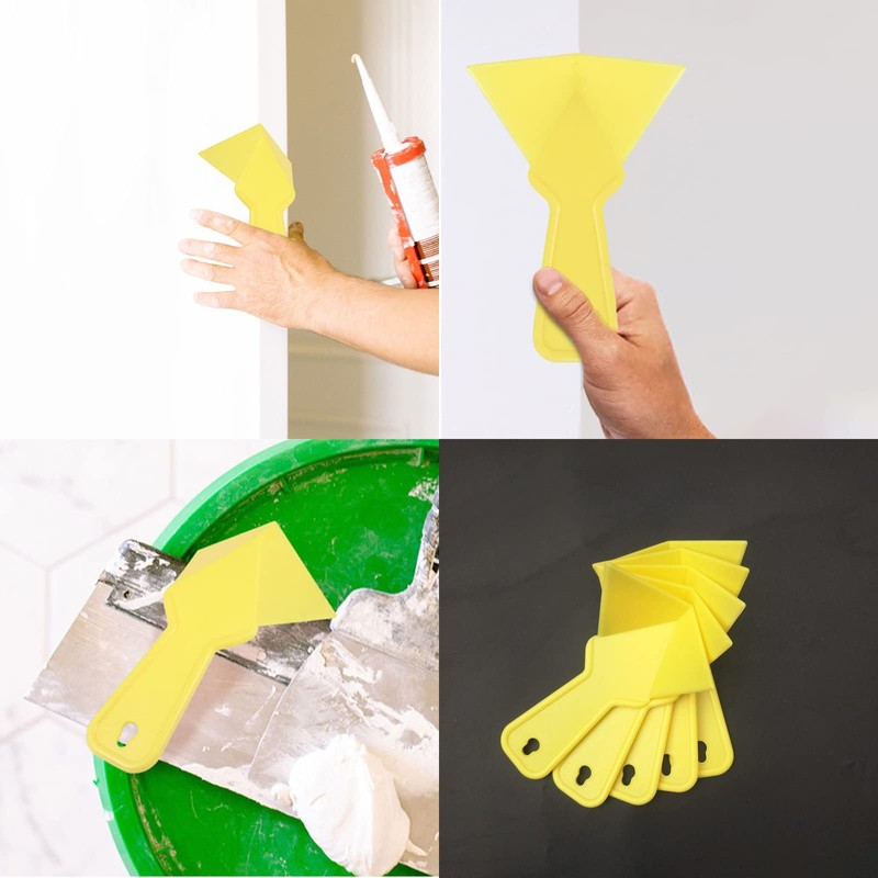 10pcs Plastic Corner Trowel, Drywall Corner Finishing Tools, Cleaning Stucco