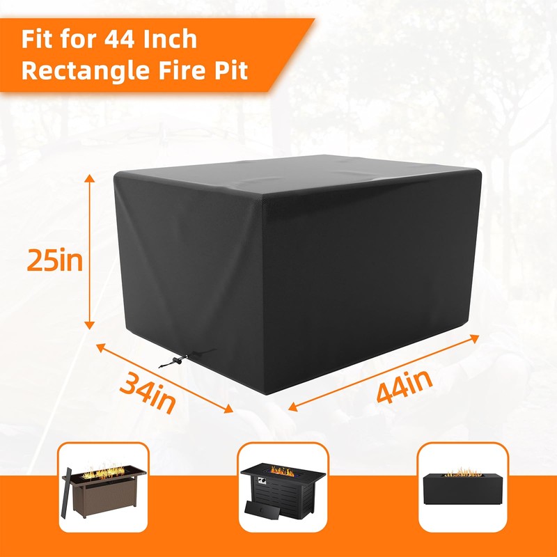 44" Fire Pit Cover for Outland Living 401/403 Fire Table,