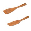 Spatula Cherry Wood Set of 2 30 cm Antibacterial 100%