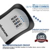 GIVERARE Key Lock Box Combination, 4-Digit Lockbox Wall Mount Outside,