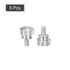 uxcell Knurled Thumb Screws, M3x6mm Brass Shoulder Bolts Grip Knobs