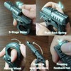Stainless Steel Fidget Gun Fidget Slider, Durable Gun Fidget Toy
