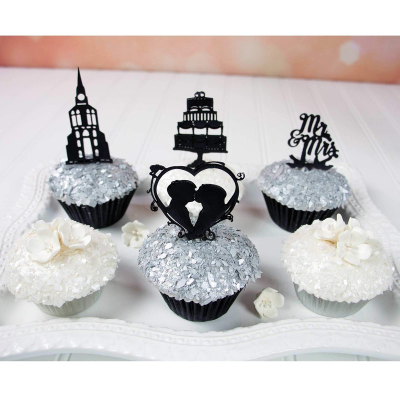 Crystal Candy Edible Flakes, Bridal Shine