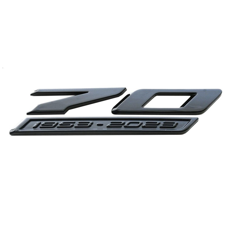 Pair Set 70th Anniversary Side Emblems Car Fender Badge Decal