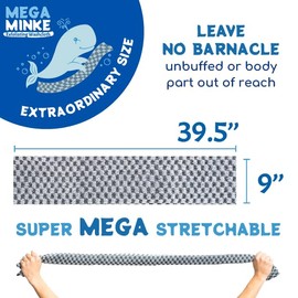 Kent Mega Minke Paño Exfoliante Piel Súper Suave Trapo Lavado Grande Baño Tela Resistente Desgarros Pulgadas
