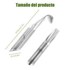 OLEQE Difusor De Té De Acero Inoxidable, infusor de té, filtro de tubo de té, Filtro de té de malla extra fina para té suelto, rosa, café, especias (2 unidades)