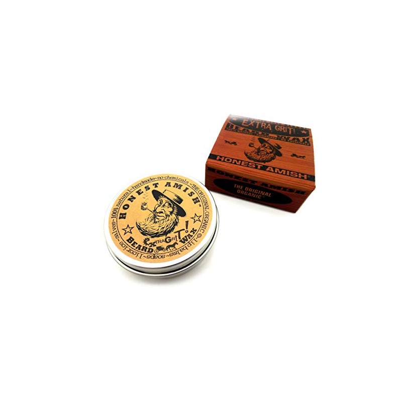 Honest Amish Cera para Barba Extra Grit