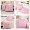 Pink Pillow Cases, Pillowcases, 2 PCS Pink Cushion Covers with