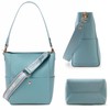 Wrangler - Bolso bandolera para mujer, con inserto organizador, Azul