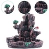 Zen Waterfall Backflow Incense Burner, Handcrafted Mini Burner, Ceramic Resin