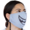 Headmost Comfymask 3 Layer Large Fabric Facemask: Water Repellent, Washable,
