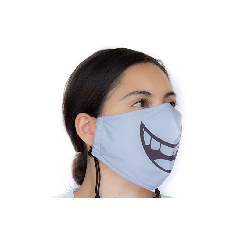 Headmost Comfymask 3 Layer Large Fabric Facemask: Water Repellent, Washable,