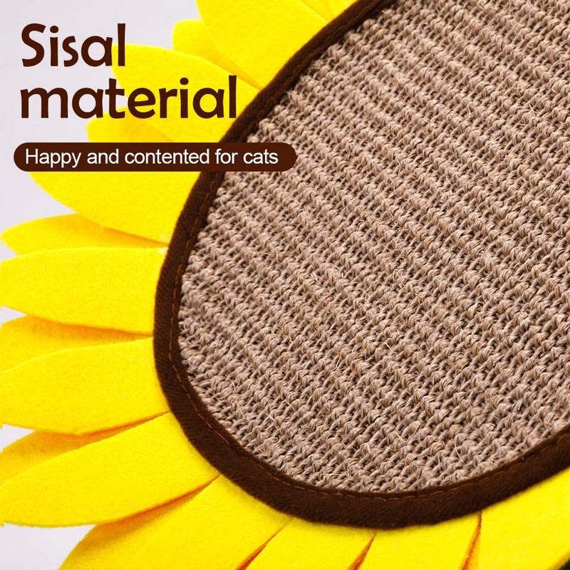 Cat Scratching Post, Sunflower Claw Scratching Post for Kitty, Natural