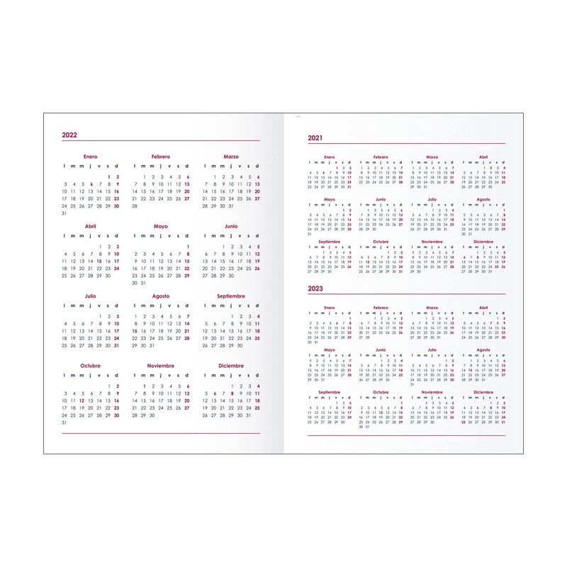 Dohe – Agenda Day Side 15 x 21 cm Black,