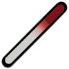 Full Colour Large Glass Nail File with Velvet Bag, Real