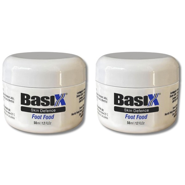 Basix Skin Defence Cream Foot Food [TWIN PACK 2x50ml] Foot