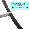 Tondiamo 72 Inch Black Shower Door Rubber Seal Strip