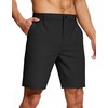 UPGET Mens Lightweight Dress Shorts Stretch 9 Inch Quick Dry