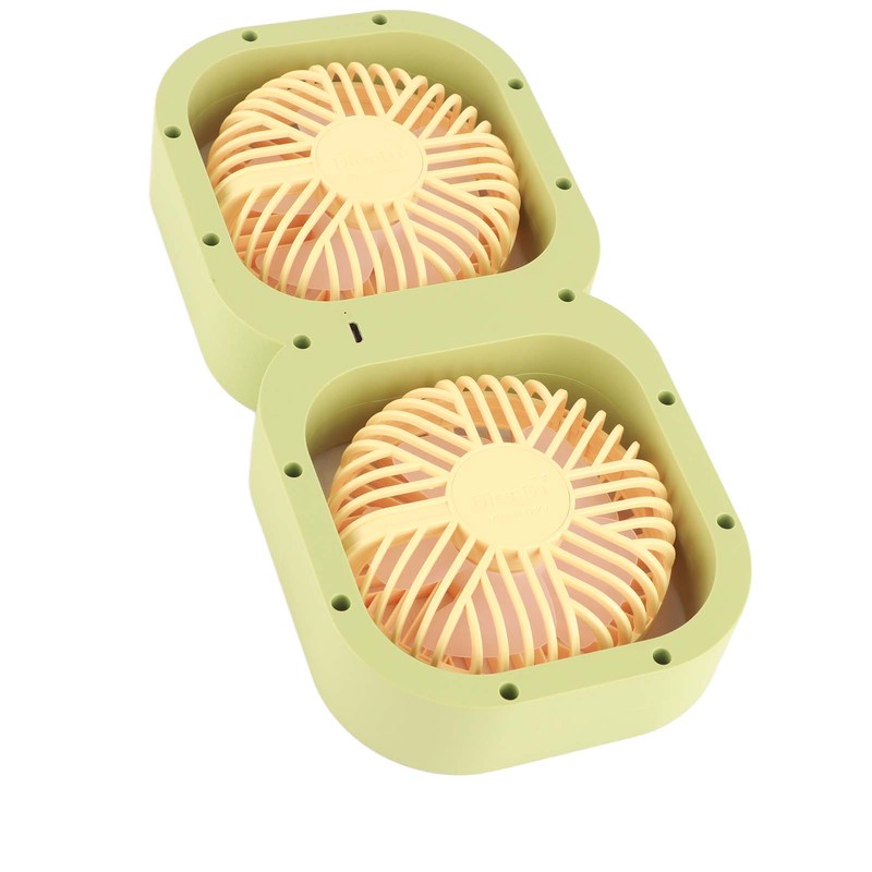 Double Head Desktop Fan 2 Speed Adjustment USB Cooling Fan