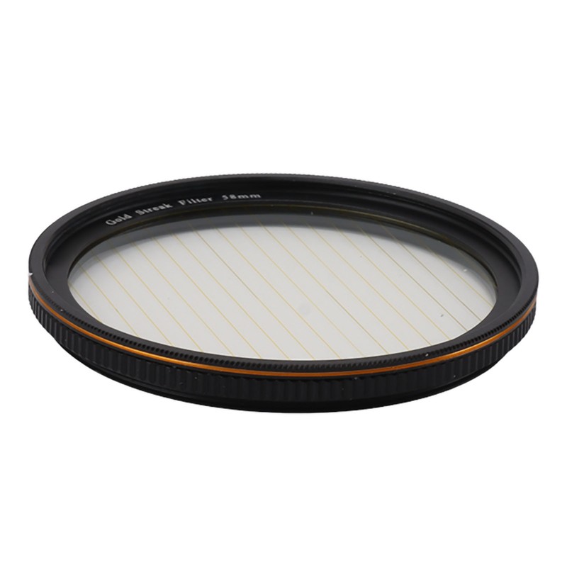 Gold Streak Filter Light Flare Effect Filter Optical Glass Camera