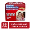 Pañales KleenBebé Suavelastic Etapa 3 Unisex 66 Piezas