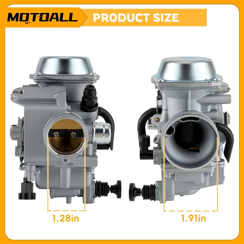 MOTOALL TRX300 carburetor+Oil Filterw/Air Filter for Honda TRX300 FOURTRAX 1988-2000,