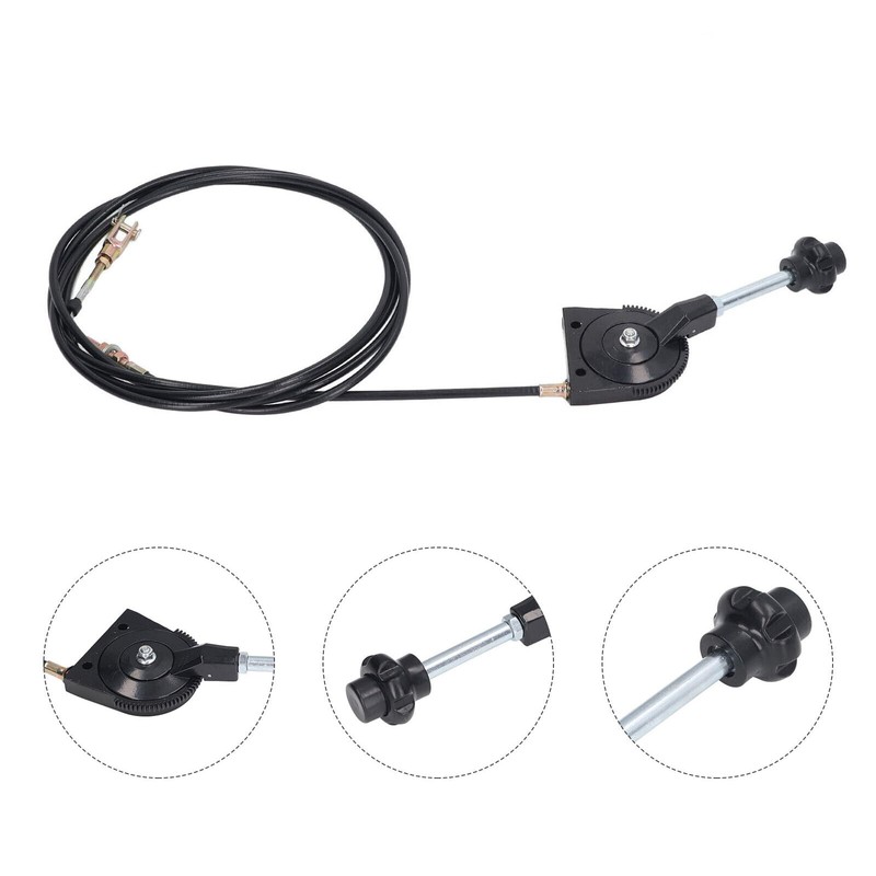 Creative.C Excavator Throttle Control Cable 2.5M 8.2ft Manual Flexible Throttle