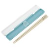 Skater ABC3AG Ag+ Antibacterial Cat Chopsticks & Chopsticks Case Set,