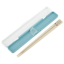 Skater ABC3AG Ag+ Antibacterial Cat Chopsticks & Chopsticks Case Set, 7.1 inches (18 cm), Colorful, Made in Japan