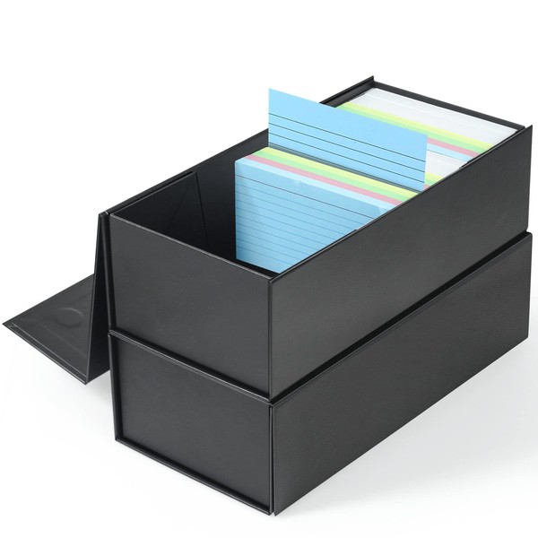 3x5 Index Card Holder Card File Box Organizer, Hold 1200