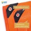 GUARD SHIELD Orange Tarp 20x30 Feet Waterproof Tarps High Visibility