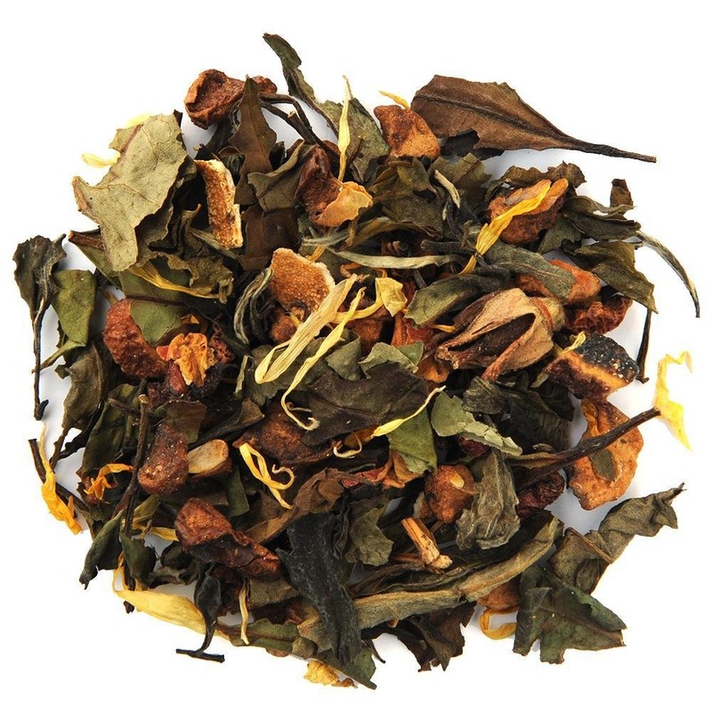 Positively Tea Company, Organic White Mimosa, White Tea, Loose Leaf,