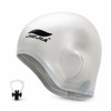 Silicone Swim Cap with Ear Protection for Swimming – Comfortable