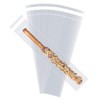 Self Sealing Cellophane Bags, Pretzel Rod Bag, 2x10 Inch Clear