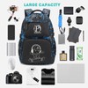 Pawsky Skateboard Anime Luminous Backpack School Backpack with USB Charging