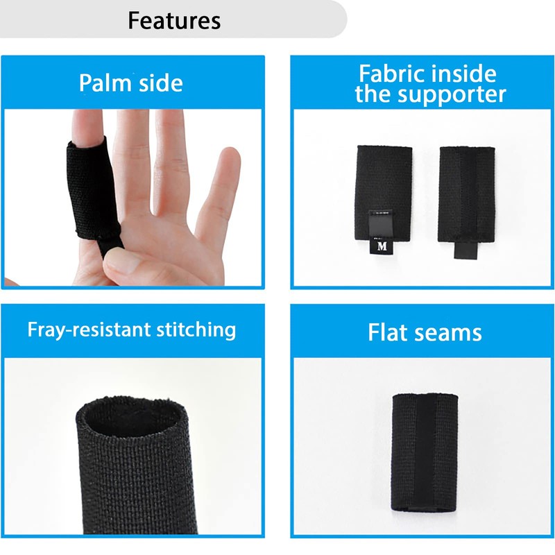 D&M Finger Support (Large, blk)