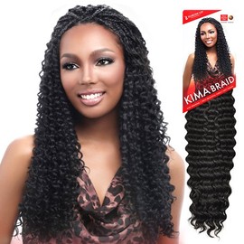 Harlem125 Synthetic Hair Braids Kima Braid Brazilian Twist 20" (4-Pack, 2)