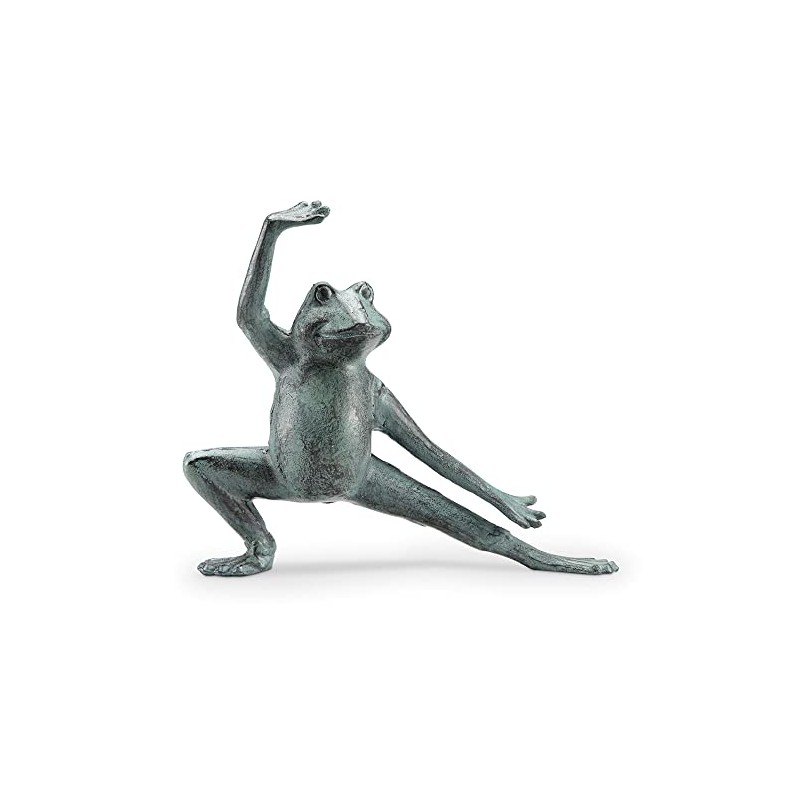 SPI Home 64053 Weathered Green Stretching Tai Chi Frog 8