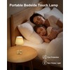 UMEXUS 2 Pack Small Cordless Table Lamp, 5200mAh Battery Operated
