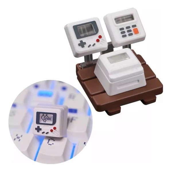 PMX Decoración Para Teclado Computadoras, Mini Compu, Videojuego