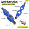 Yctze 4 in 1 Steel Battery Terminal Cleaning Brush, Battery
